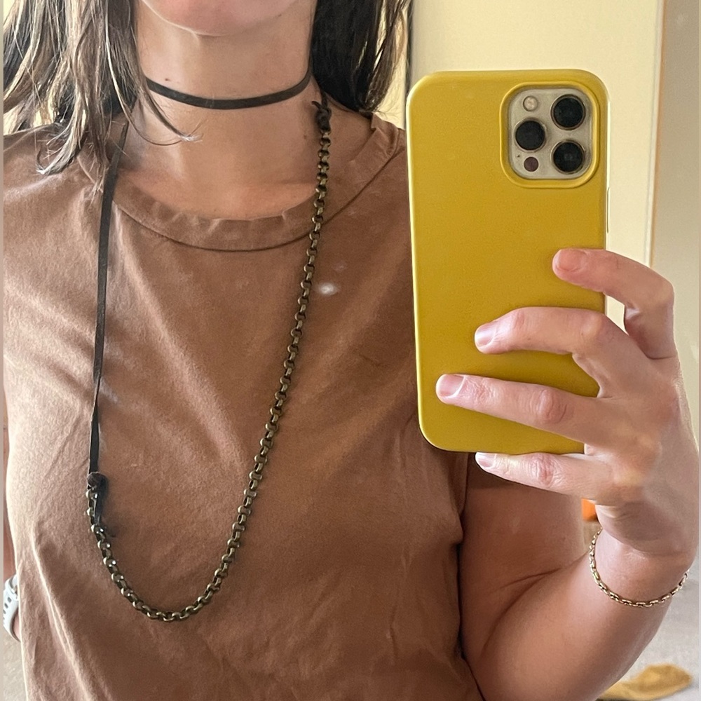 Half and half necklace